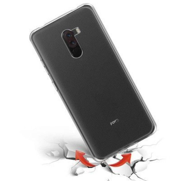 Laudtec Чохол до мобільного телефона Laudtec для Xiaomi Pocophone F1 Clear tpu (Transperent) (LC-XPF1)