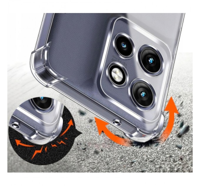 BeCover Чохол до мобільного телефона BeCover Anti-Shock Motorola Edge 50 Neo Clear (713150)