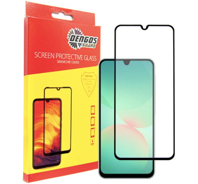 Dengos Скло захисне Dengos Full Glue Samsung Galaxy A26 5G (black) (TGFG-386)