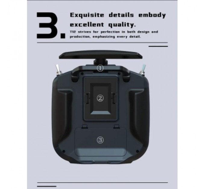 Jumper Пульт управління для дрона Jumper T12 MAXHALL ELRS2.4G (C10120)