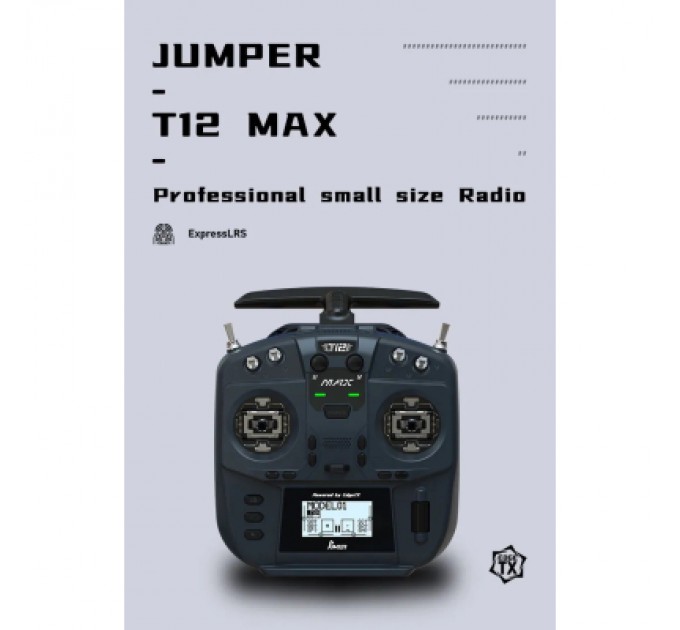 Jumper Пульт управління для дрона Jumper T12 MAXHALL ELRS2.4G (C10120)