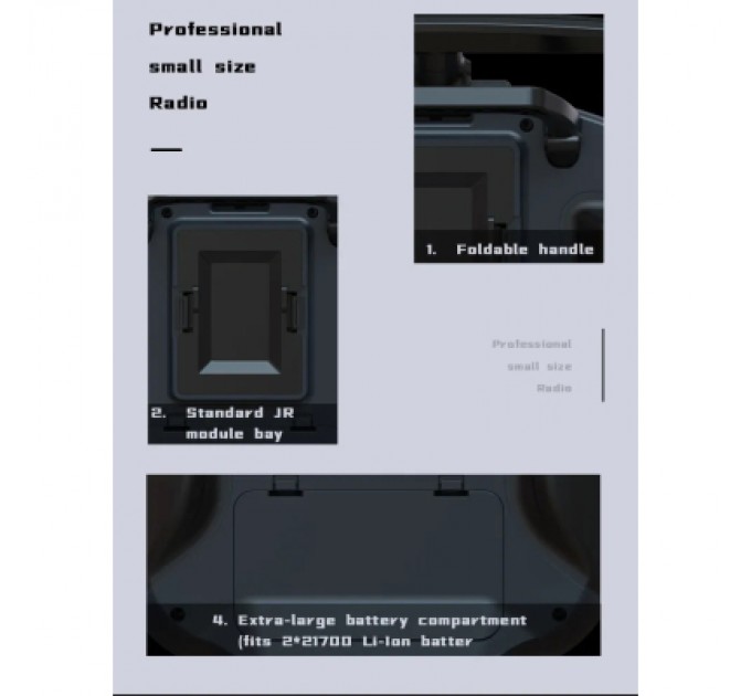 Jumper Пульт управління для дрона Jumper T12 MAXHALL ELRS2.4G (C10120)