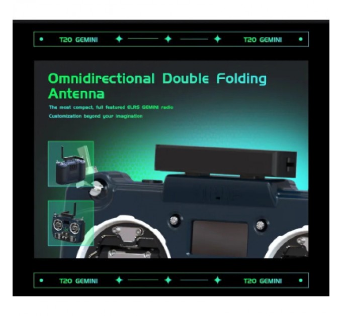Jumper Пульт управління для дрона Jumper T20 V2 GEMINI ELRS 2.4G RDC90 (C10119)