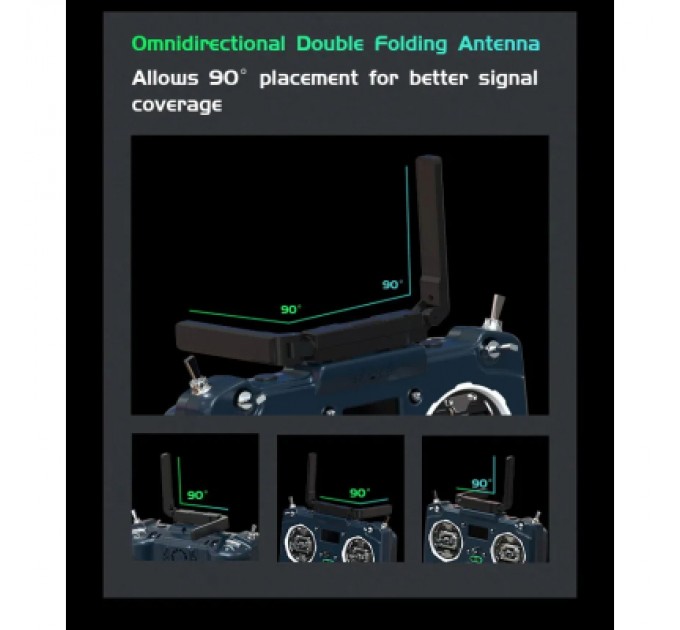 Jumper Пульт управління для дрона Jumper T20 V2 GEMINI ELRS 2.4G RDC90 (C10119)