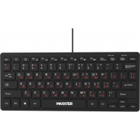 Клавіатура Maxxter KBM-C01B-UA USB UA Black (KBM-C01B-UA)