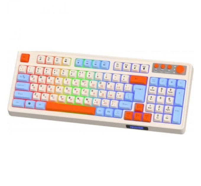 Maxxter Клавіатура Maxxter KBGW-3C01-UA Wireless UA White (KBGW-3C01-UA)