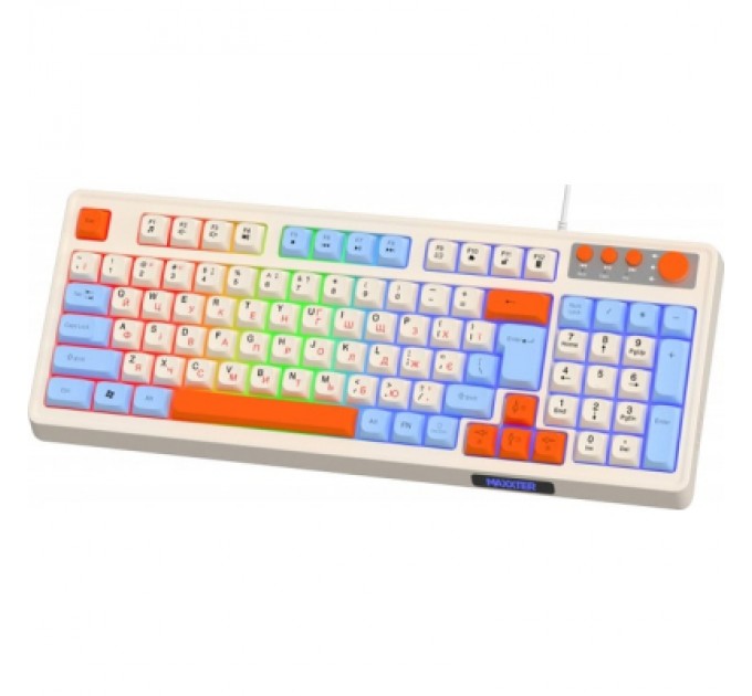 Maxxter Клавіатура Maxxter KBG-3C01-UA USB UA (KBG-3C01-UA)