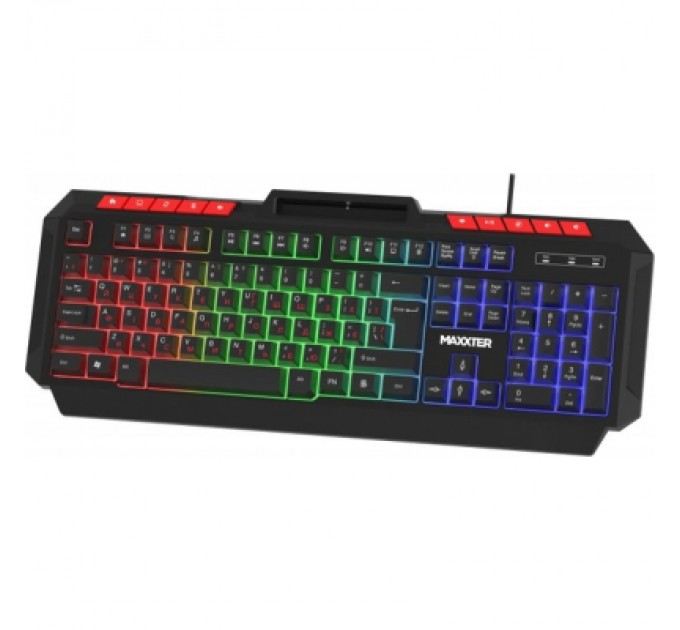 Клавіатура Maxxter KBG-UML-02B-UA USB UA Black (KBG-UML-02B-UA)