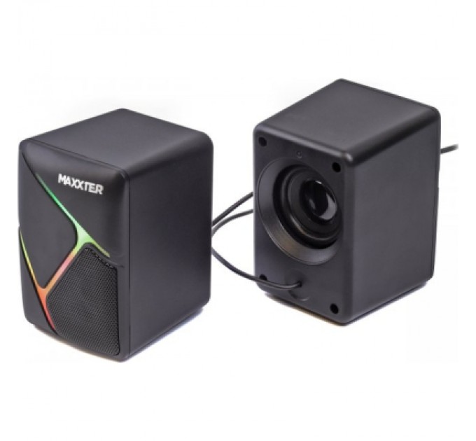 Акустична система Maxxter CSP-U004RGB USB Black (CSP-U004RGB)