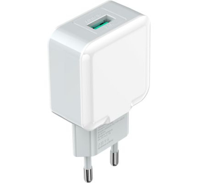 Grand-X Зарядний пристрій Grand-X 5V 2.1A White (CH-03W)