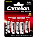 Camelion Батарейка Camelion AA LR6 Plus Alkaline * (5+3) (LR6-BP5+3)