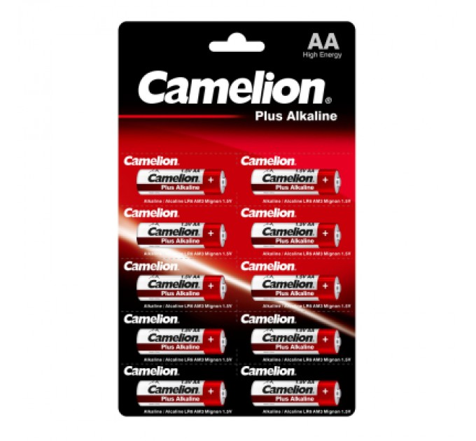 Camelion Батарейка Camelion AA LR6 Plus Alkaline * 10 (LR6-BP1x10P)