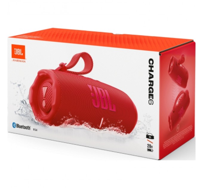 JBL Акустична система JBL Charge 6 Red (JBLCHARGE6RED)