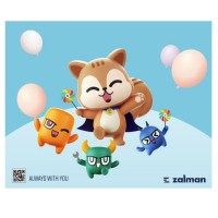 Ігрова поверхня Zalman MP2 A Small, (260x210мм), різнобарвна (ZM-MP2A)_акція