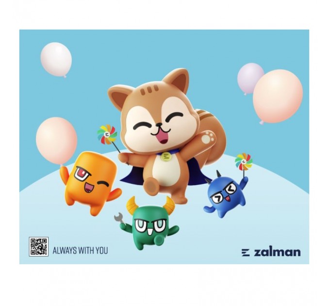 Zalman Ігрова поверхня Zalman MP2 A Small, (260x210мм), різнобарвна (ZM-MP2A)_акція