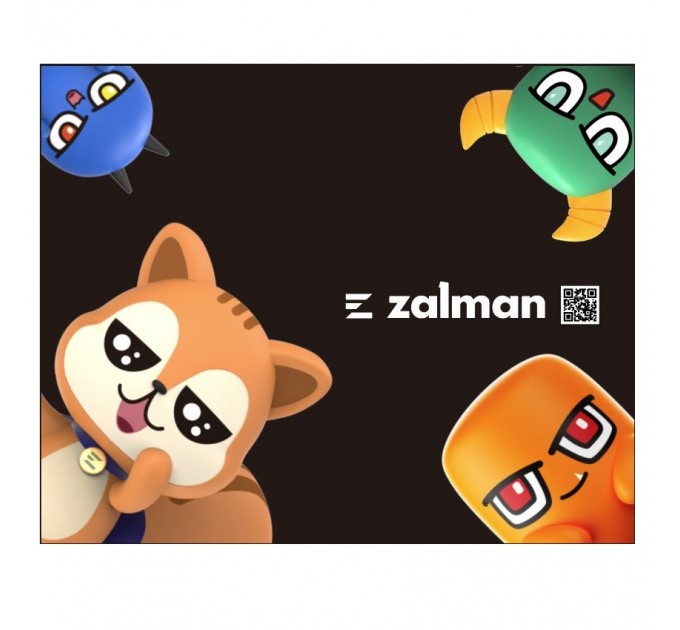 Zalman Ігрова поверхня Zalman MP2 B Small, (260x210мм), чорна (ZM-MP2B)_акція