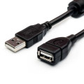 Atcom Дата кабель USB 2.0 AM/AF 1.5m Atcom (17206)
