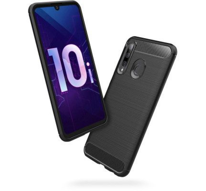 Laudtec Чохол до мобільного телефона Laudtec для Huawei P Smart 2019 Carbon Fiber (Black) (LT-PST19)