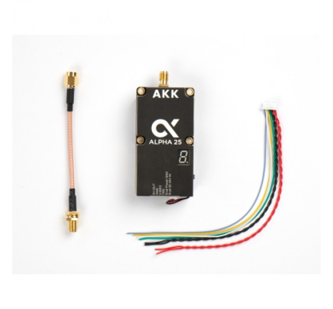 AKK Відеопередавач (VTX) AKK Alpha 25W 4.9G-6G 96CH (A25)