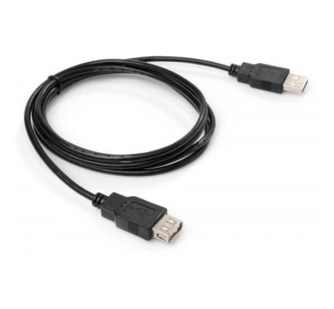 Vinga Дата кабель USB 2.0 AM/AF 1.8m Vinga (VCPUSBAMAF1.8BK)