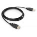 Vinga Дата кабель USB 2.0 AM/AF 1.8m Vinga (VCPUSBAMAF1.8BK)