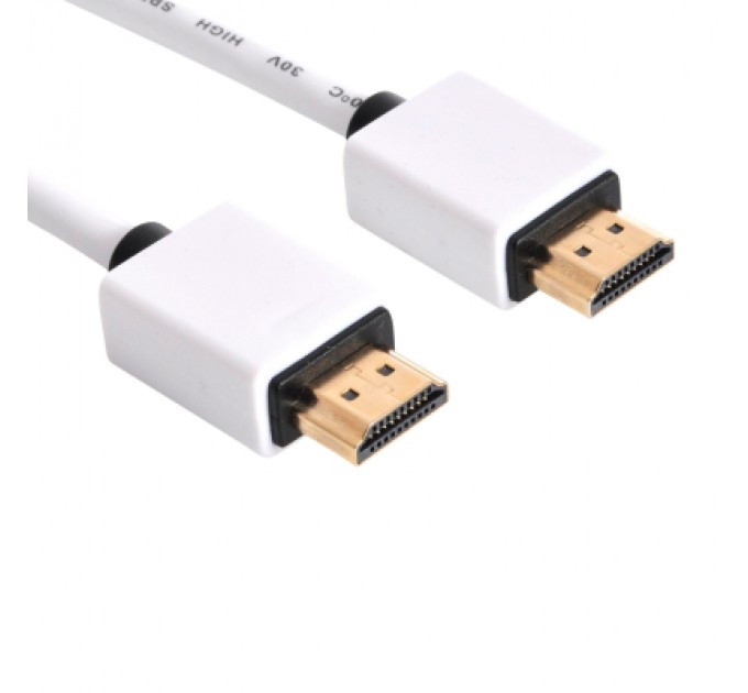 Sandberg Кабель мультимедійний HDMI to HDMI 1.0m 2.0 white Sandberg (308-97)