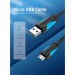 Vention Дата кабель USB 2.0 AM to Micro 5P 0.5m Black Vention (VAS-A08-B050)