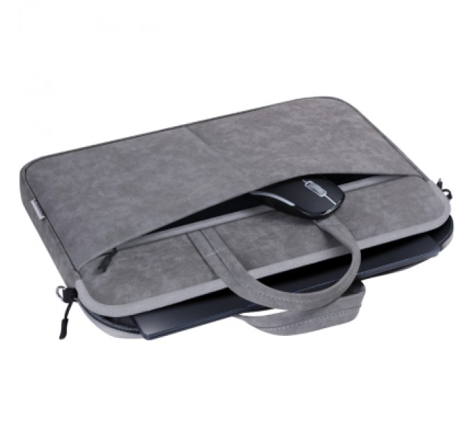 Defender Сумка для ноутбука Defender 15.6" Solid PU gray (26088)