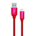 ColorWay Дата кабель Кабель Colorway USB - Apple Lightning 2.1А 1м червоний ColorWay (CW-CBUL004-RD)