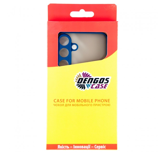 Dengos Чохол до мобільного телефона Dengos Matte Samsung Galaxy S25 Plus (Blue) (DG-TPU-MATT-163)