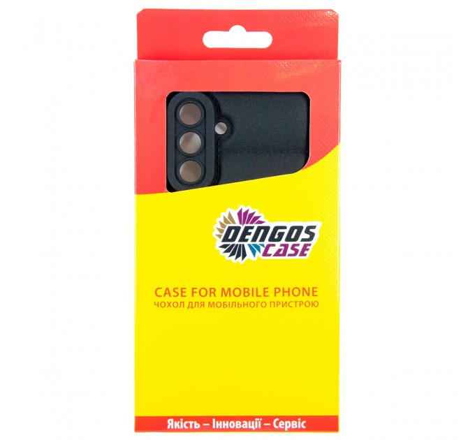Dengos Чохол до мобільного телефона Dengos Soft Samsung Galaxy A36 5G (black) (DG-TPU-SOFT-73)