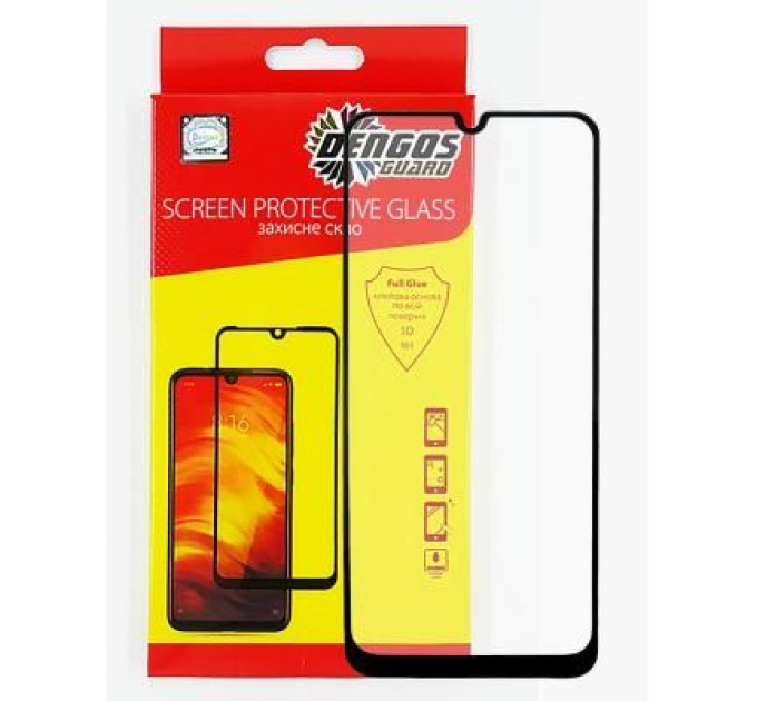 Dengos Скло захисне Dengos Full Glue для Samsung Galaxy A30s/A50s (black) (TGFG-80)