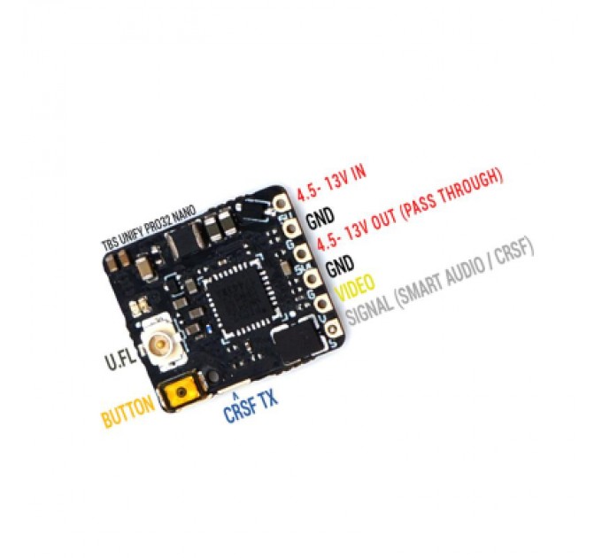 Відеопередавач (VTX) TBS Unify Nano custom 16CH 50mW упаковка 100шт (UNIFYNANOBOX)