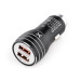 Vinga Зарядний пристрій Vinga QC3 Quick Dual USB Car Charger aluminium 18W Max (VCCQAABK)