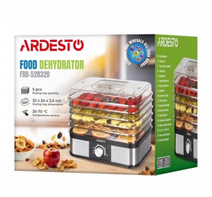 Ardesto Сушка для овочів та фруктів Ardesto FDB-52832B