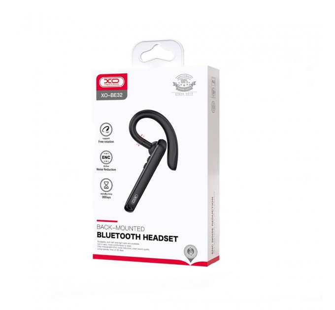 XO Bluetooth-гарнітура XO BE32 Black