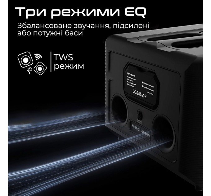 HIFuture Акустична система HiFuture Event Horizon 100W Black (event horizon.black)