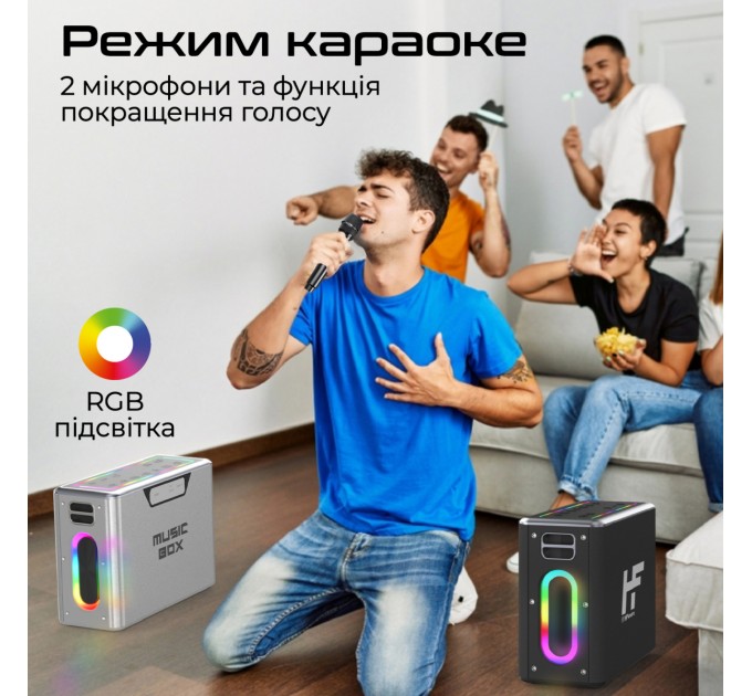 HIFuture Акустична система HiFuture MusicBox 100W Silver (musicbox.silver)