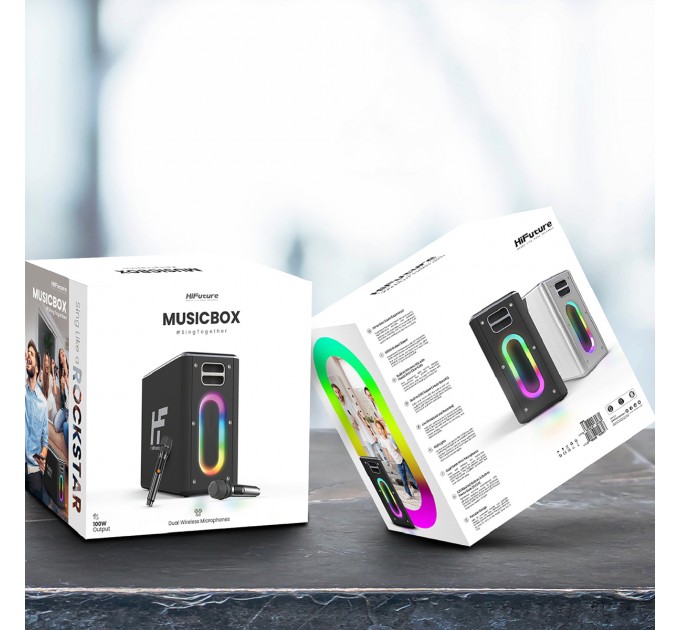 HIFuture Акустична система HiFuture MusicBox 100W Silver (musicbox.silver)