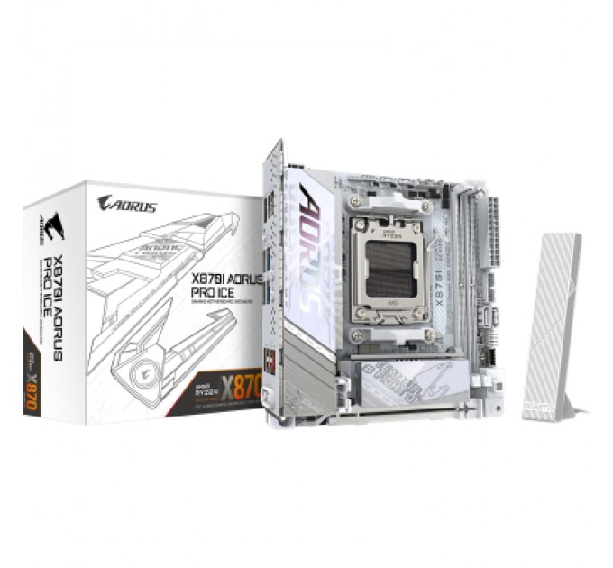 Материнська плата GIGABYTE X870I AORUS PRO ICE