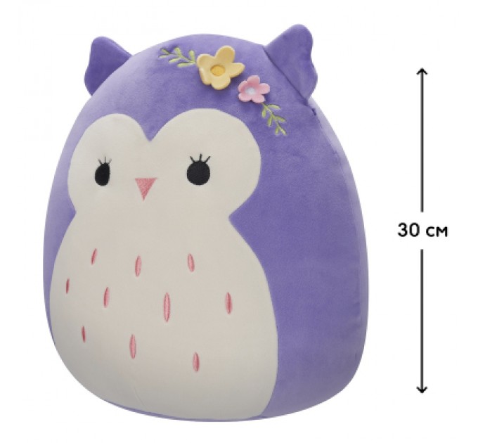 Squishmallows М'яка іграшка Squishmallows Сова Холлі 30 см (SQER00911)