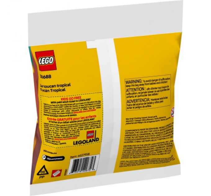 LEGO Конструктор LEGO Creator Тропічний тукан (30688)