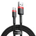 Baseus Дата кабель USB 2.0 AM to Type-C 1.0m Cafule 3A red+black Baseus (CATKLF-B91)