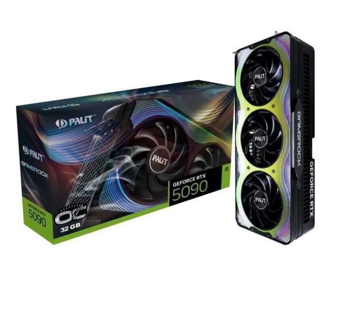 Palit Відеокарта GF RTX 5090 32GB GDDR7 GameRock OC Palit (NE75090S19R5-GB2020G)