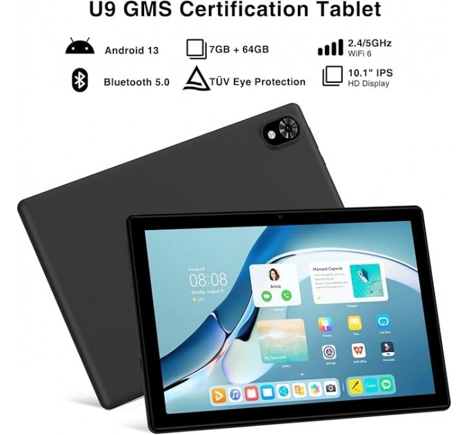 Doogee Планшет Doogee U9 3/64GB Black