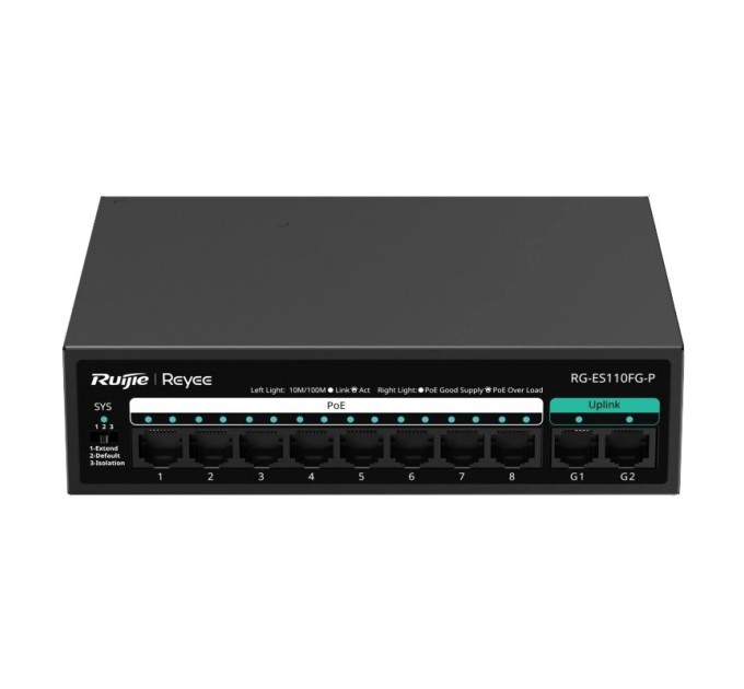 Комутатор Ruijie Reyee RG-ES110FG-P