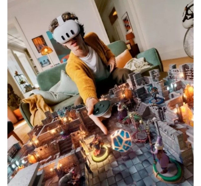 Oculus Окуляри віртуальної реальності Oculus Meta Quest 3 512GB + (Batman, Arkham Shadow) VR Headset (MET-815820024071-W)