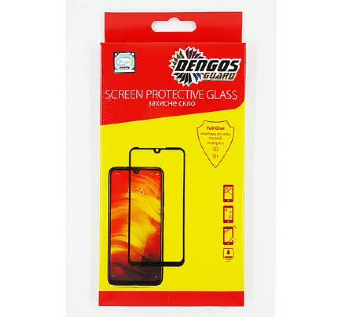 Dengos Скло захисне Dengos Full Glue для OPPO A5s (black) (TGFG-92)