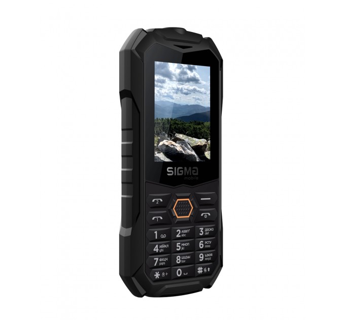 Sigma mobile Мобільний телефон Sigma mobile X-treme PV68 Dual Sim Black/Orange (4827798738221)