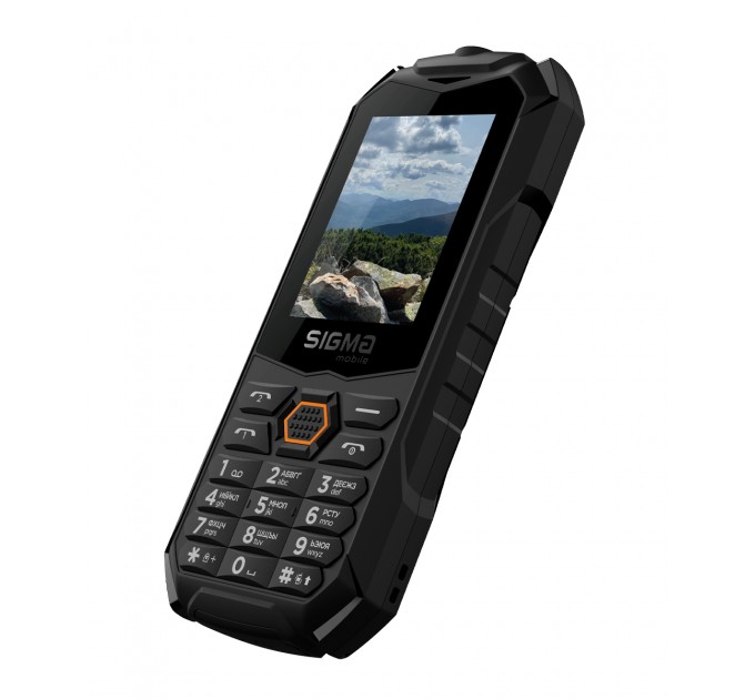 Sigma mobile Мобільний телефон Sigma mobile X-treme PV68 Dual Sim Black/Orange (4827798738221)
